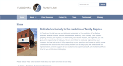 Desktop Screenshot of floodmanfamilylaw.com