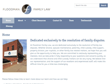 Tablet Screenshot of floodmanfamilylaw.com